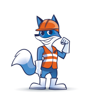 Skipper, © Séché Environnement's health and safety mascot