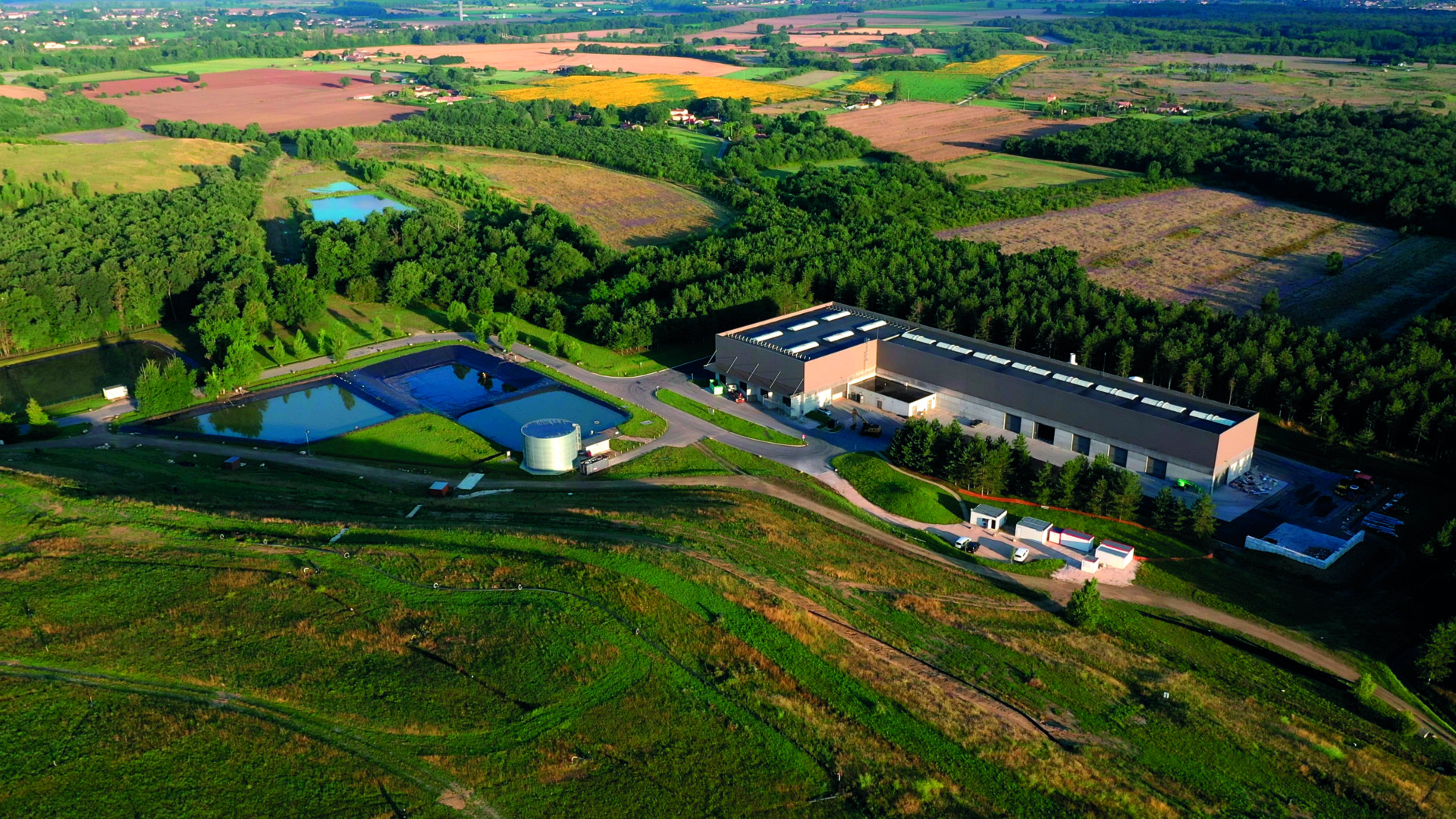 Vista exterior de las instalaciones de Séché DRIMM © Séché Environnement