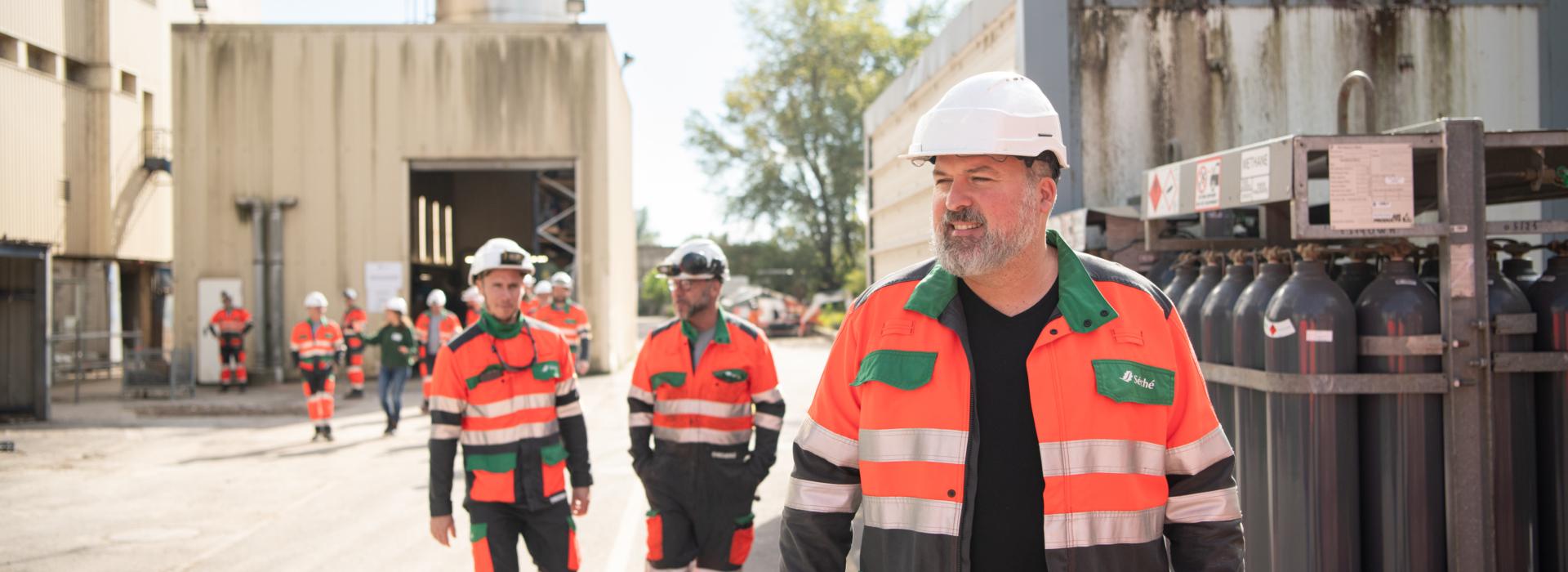 Équipiers du groupe Séché © Séché Environnement