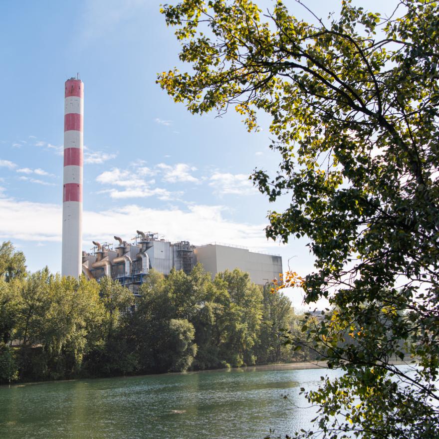 General view of the Sénerval waste-to-energy plant in Strasbourg. © Séché Environnement. Photo : Sylvain Leurent.