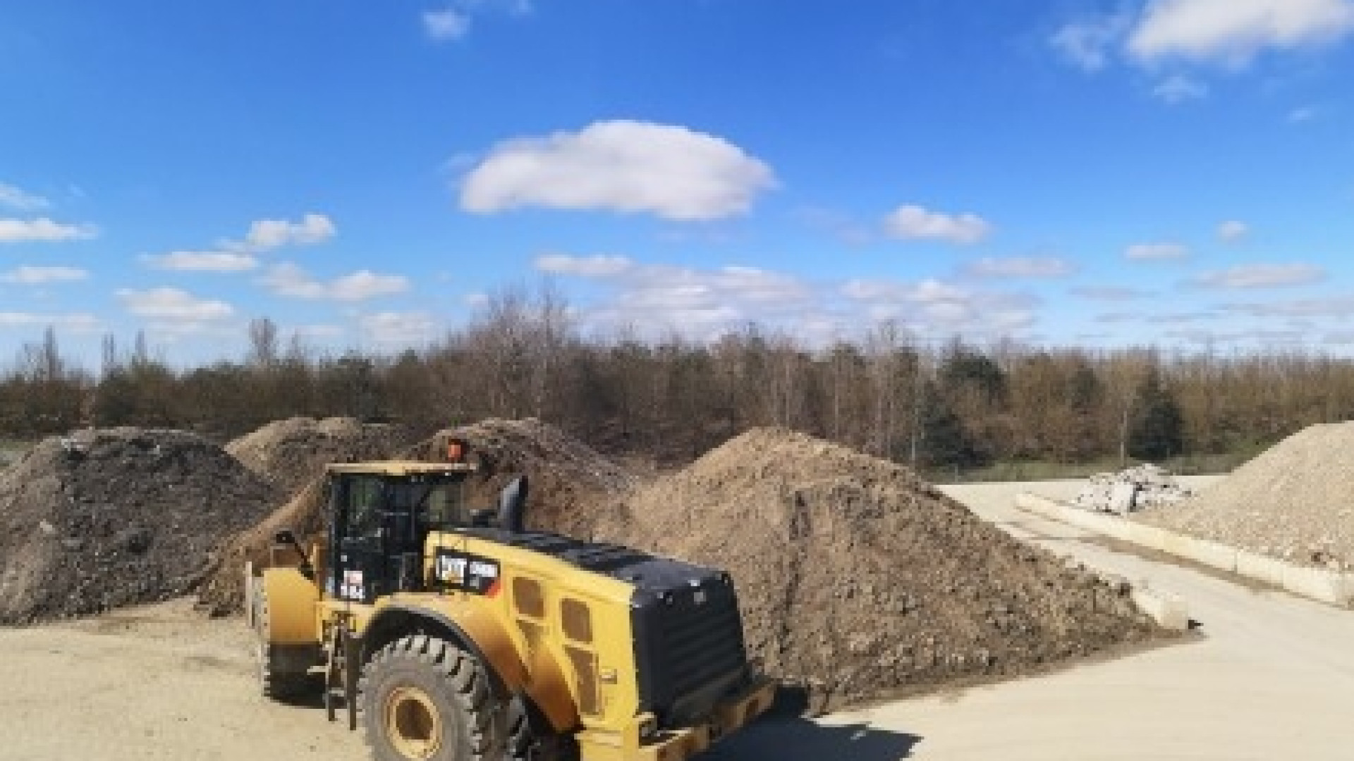 Labellisation Recyterre pour la plateforme de valorisation des terres Séché Environnement de Roques-sur-Garonne (31). © Séché Environnement.