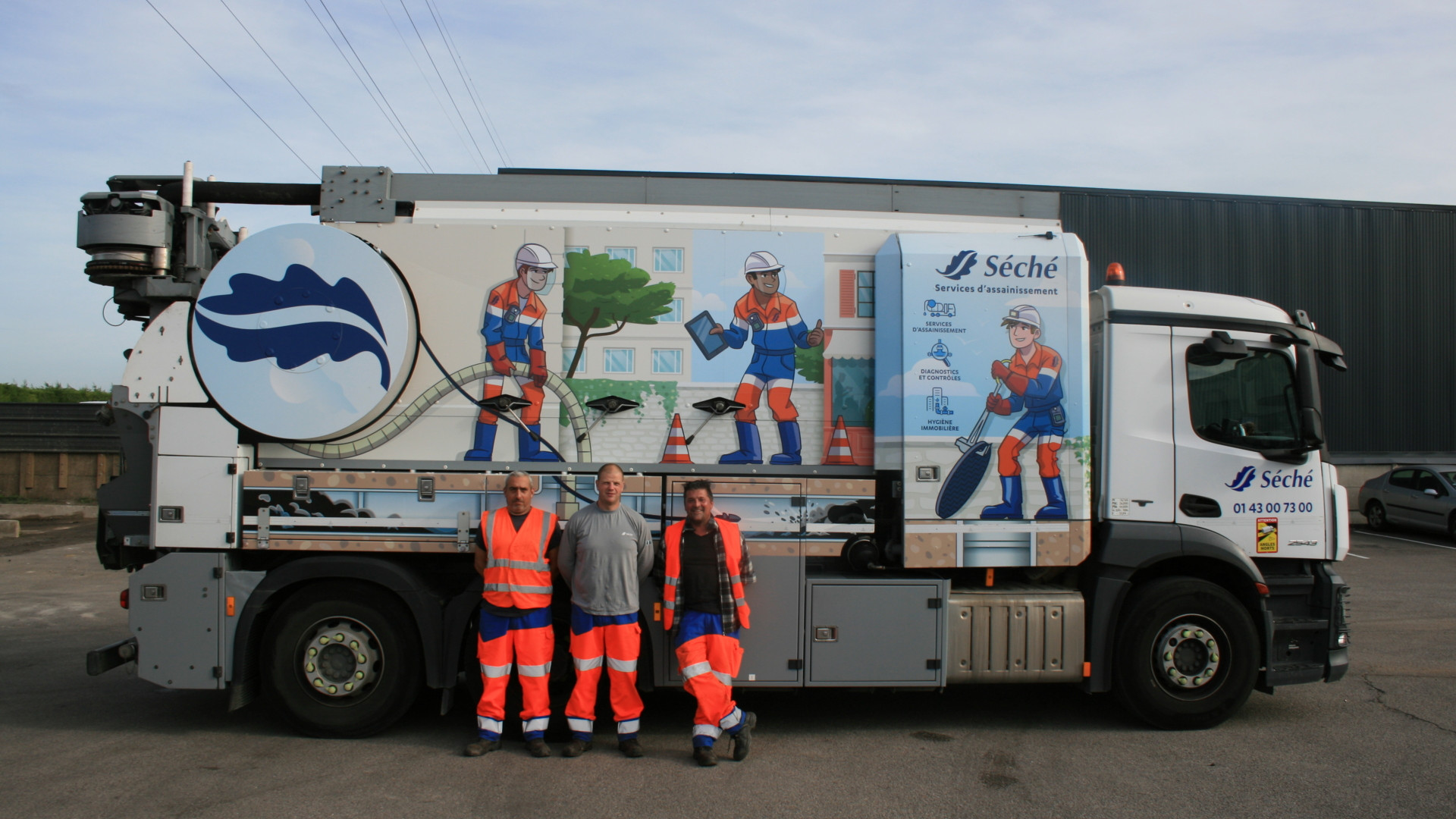 Hydrocleaner truck © Séché Assainissement.