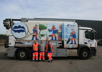 Hydrocleaner truck © Séché Assainissement.