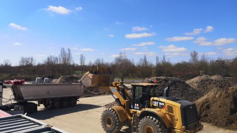 Séché Éco Services polluted soil treatment platform in Toulouse. © Séché Environnement.