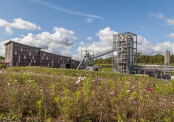 Chaudière CSR sur le site Séché Eco Industrie de Changé, près de Laval. © Séché Environnement. Photo : François Vrignaud