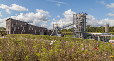 Chaudière CSR sur le site Séché Eco Industrie de Changé, près de Laval. © Séché Environnement. Photo : François Vrignaud