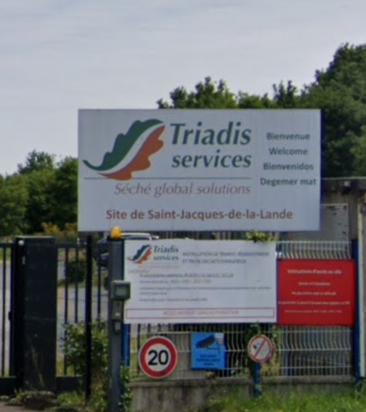Accueil du site Triadis Services de Rennes © Séché Environnement