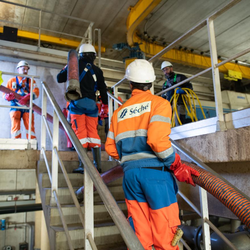 Opérateurs Séché Assainissement © Séché Environnement