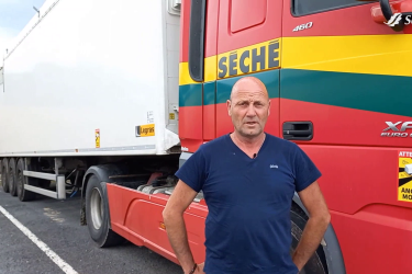 Didier, chauffeur de camion benne fond mouvant © Séché Environnement