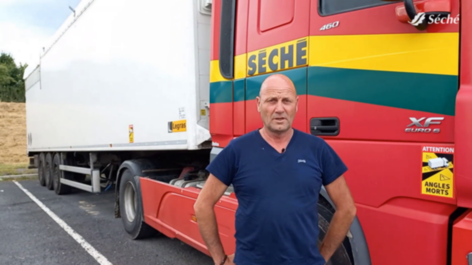 Didier, chauffeur de camion benne fond mouvant © Séché Environnement