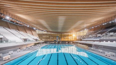 El Centro Acuático Olímpico de Saint-Denis. © Nicolas Grosmond / Métropole du Grand Paris