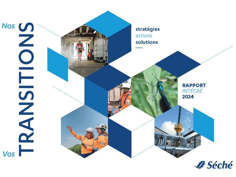 Page de couverture du Rapport intégré 2024 du Groupe Séché Environnement